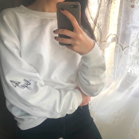 bye patchwork white crewneck - Picture 4 of 4